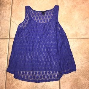 ♦️ 5 for $25! ♦️ Target Purple Geometric Tank